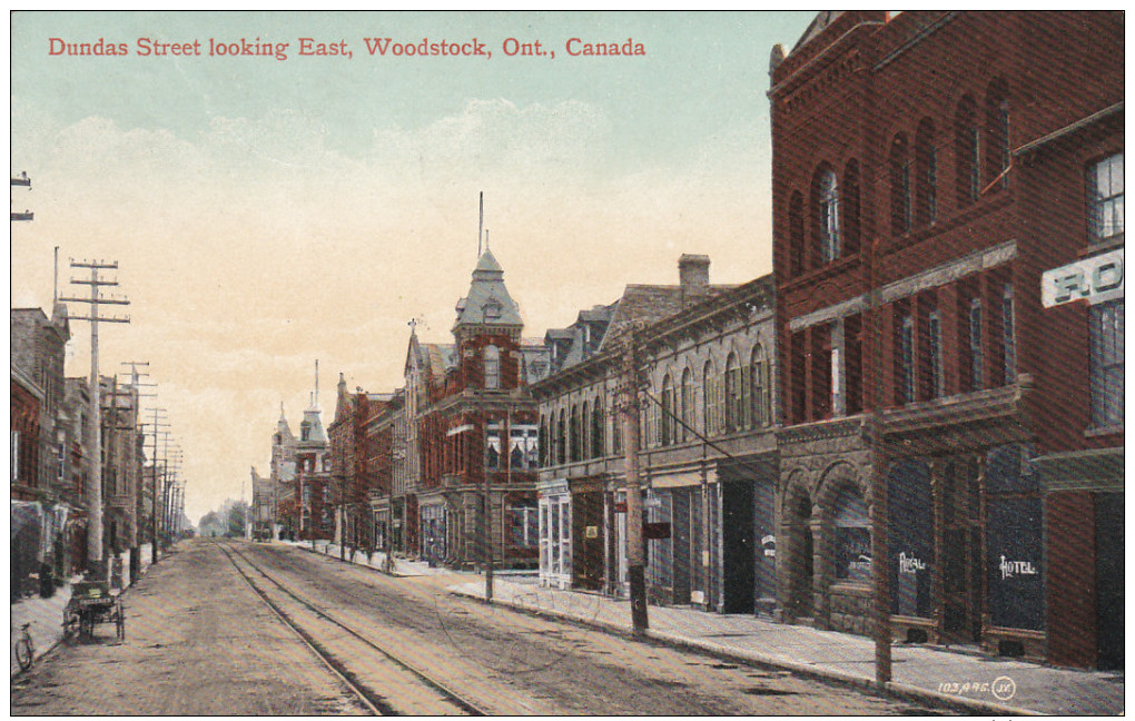 WOODSTOCK , Ontario , Canada , PU-1911 ; Dundas Street , Looking East - Other & Unclassified