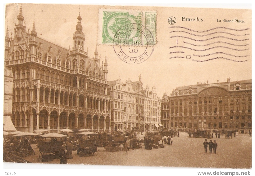 BRUXELLES - Marché - Grand Place - Mercadillos