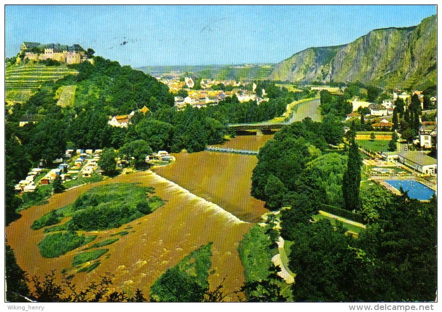 Bad Münster Am Stein - Blick über Die Nahe Zur Ebernburg - Bad Muenster A. Stein - Ebernburg