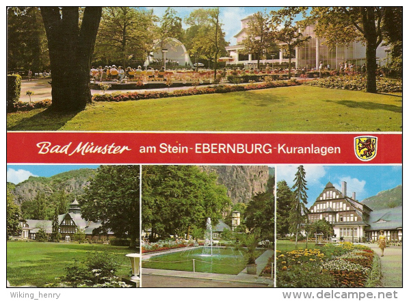 Bad Münster Am Stein - Mehrbildkarte 11    Kuranlagen - Bad Muenster A. Stein - Ebernburg