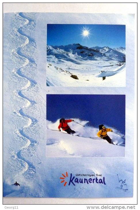 Gletscherregion Kaunertal - Tirol - Österreich, AKgelaufen Mit Briefmarke - Kaunertal