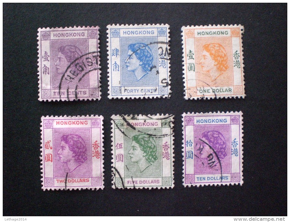 STAMPS &#x9999;&#x6E2F; HONG KONG 1954 ELISABETH II茅根 中國 - Used Stamps
