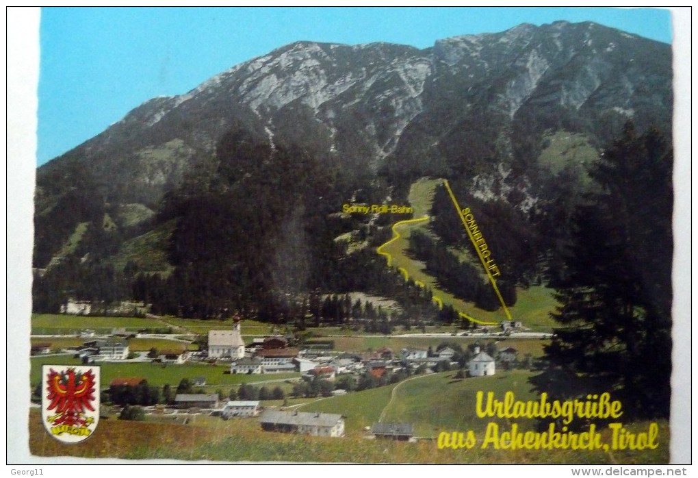 Achenkirch - Österreich Tirol  Achensee, AK Gelaufen 1986 - Achenseeorte