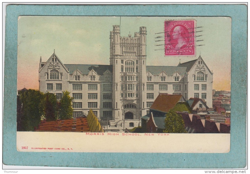 MORRIS  HIGH  SCHOOL -  NEW  YORK  -  CARTE  PRECURSEUR  -  ( Défaut Au Dos ) - - Unterricht, Schulen Und Universitäten