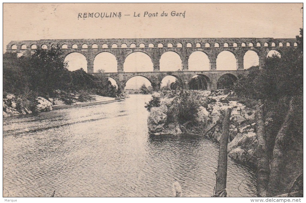 Cpa REMOULINS Le Pont Du Gard - Remoulins