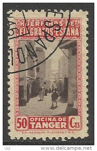 ESPAGNE , SPAIN , 50 C , Huerfanos De Télégraphos Espana , OFFICINA De TANGER - Marocco Spagnolo