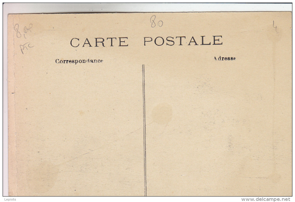 Carte Pas Très Courante - 80 - Rancourt Bouchavesnes - Route De Bapaume à Péronne - L´Eglise - Scans Recto-verso - Autres & Non Classés