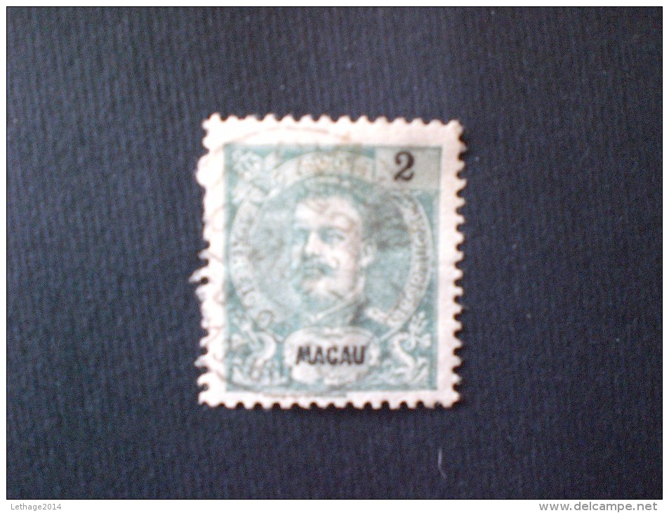 STAMPS MACAU MACAO 1903 King Carlos I Of Portugal - Oblitérés