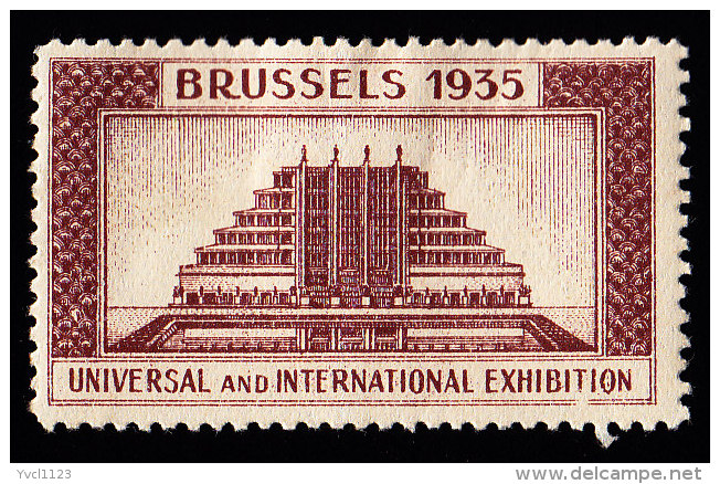 BELGIUM - YW0281 Brussels 1935 Universal And International - 1935 – Brussels (Belgium)