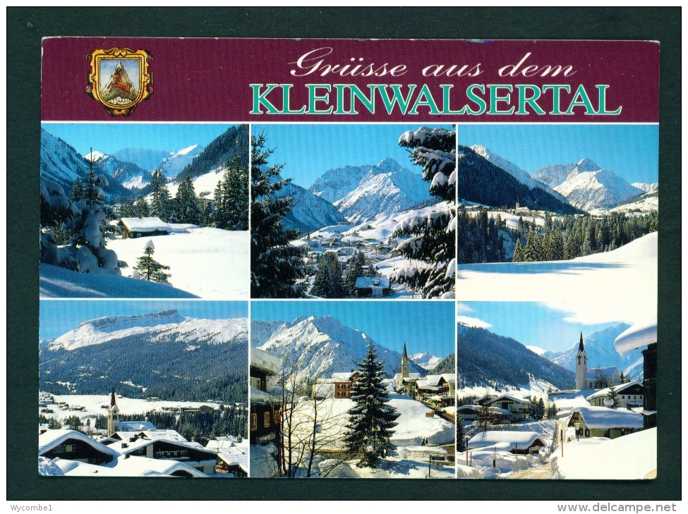 AUSTRIA  -  Kleinwalsetal  Multi View  Used Postcard As Scans - Kleinwalsertal