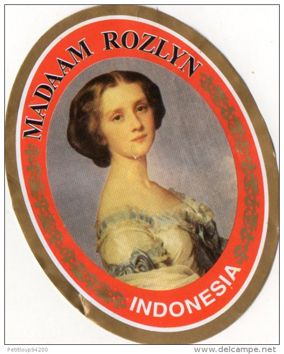 ETIQUETTR  PUBLICITE  Madaam Rozlyn INDONESIA - Labels