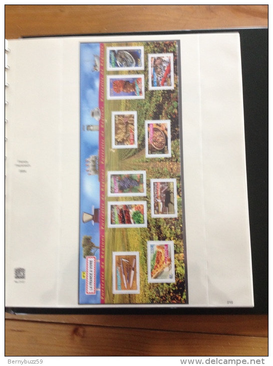 ALBUM SAFE FRANCE pages 189 a 230 complet avec timbres neufs MNH ** 2002 à 2004 ....