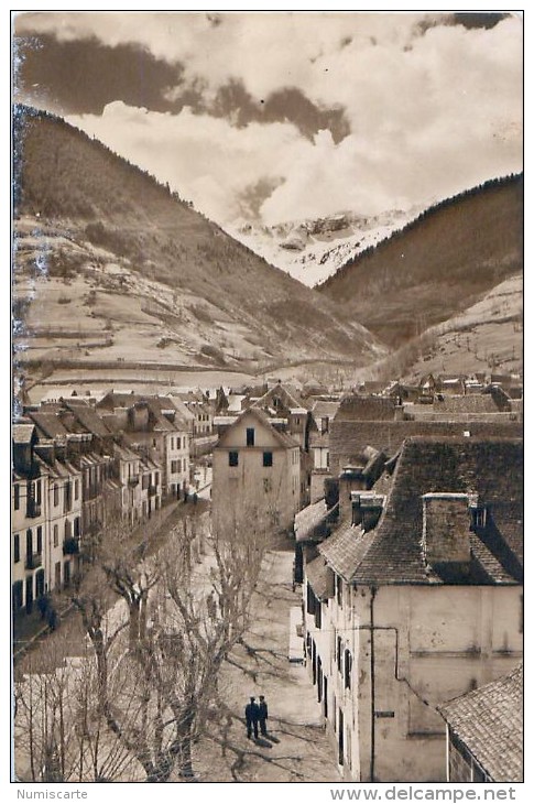 Cpsm ESPAGNE - VALLE DE ARAN - Viella Avenida Generalisimo Franco - Autres & Non Classés