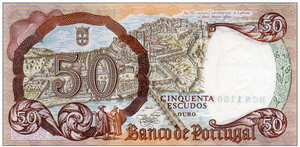 PORTUGAL : 50 Escudos 1964 (aunc) - Portugal