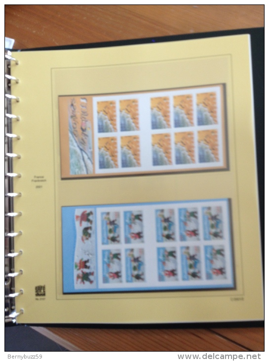 ALBUM SAFE FRANCE blocs feuillets et carnets y compris adhesifs et service neufs MNH **