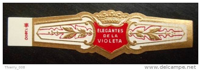 T46 Bague Bagues Cigare Cigares Elegantes De La Violeta  1 Pièce(s) - Bauchbinden (Zigarrenringe)