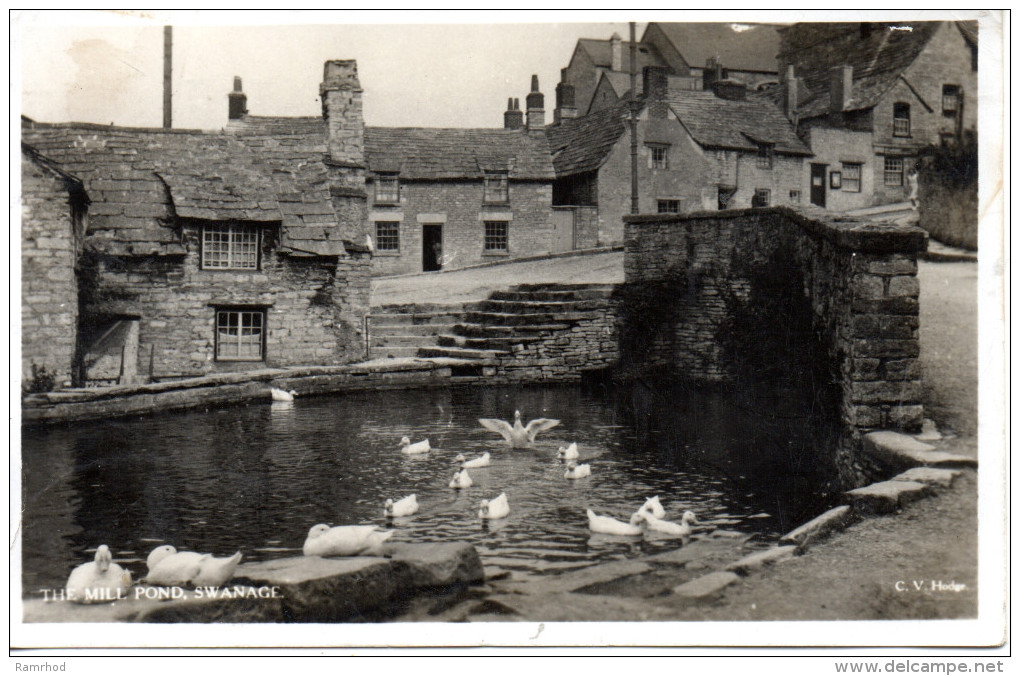 SWANAGE  - The Mill Pond 1943  Used - Swanage