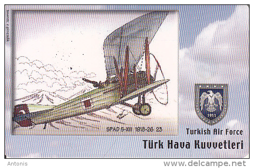 TURKEY(chip) - Airplane, Spad S-XIII 1918-26 23(50 Units), Used - Vliegtuigen