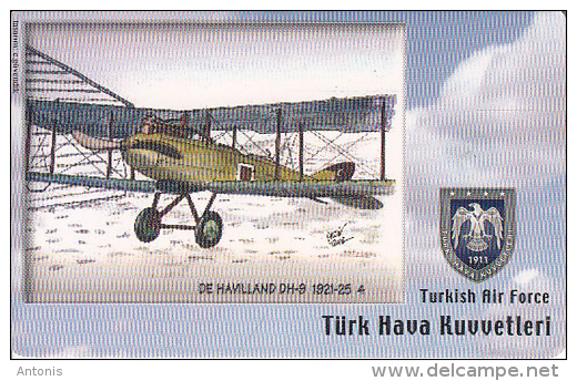 TURKEY(chip) - Airplane, De Havilland DH-9 1921-25 4(50 Units), Used - Vliegtuigen