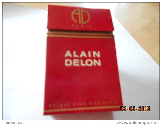 ETUI A CIGARETTES VIDE  Alain Delon - Empty Cigarettes Boxes