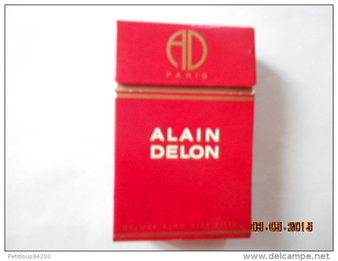 ETUI A CIGARETTES VIDE  Alain Delon - Empty Cigarettes Boxes