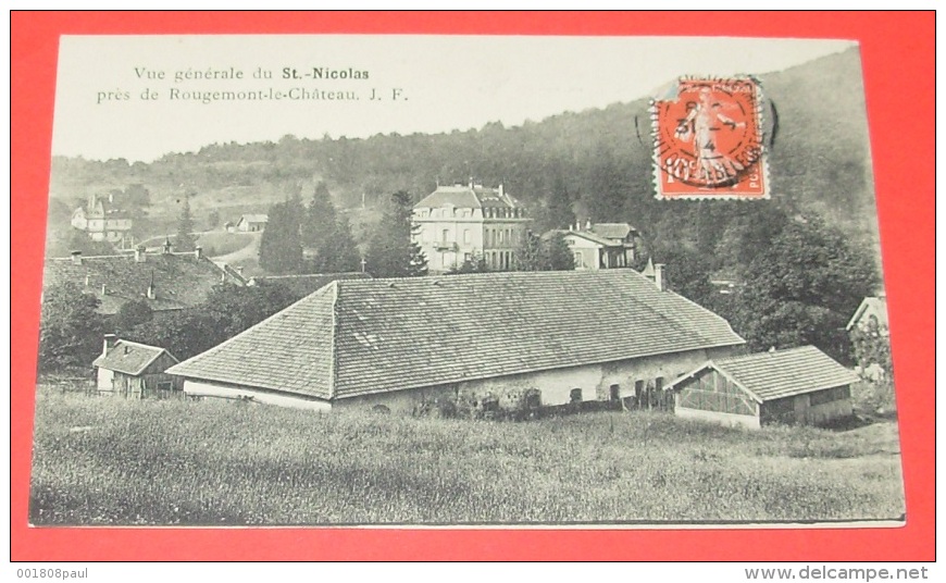 Vue Générale Du St Nicolas Près De Rougemont Le Château ------- 278 - Rougemont-le-Château