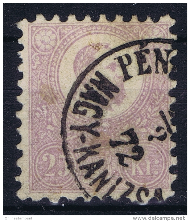 Hungary Hongrie: 1871 Mi Nr 6 A   Used Obl.  Signed/ Signé/signiert/ Approvato - Oblitérés