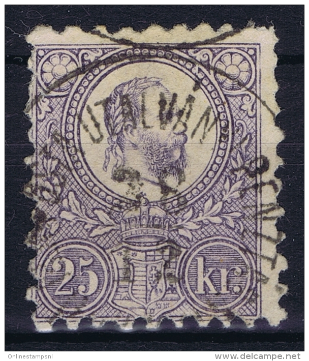 Hungary Hongrie: 1871 Mi Nr 13 A   Used Obl. - Gebruikt