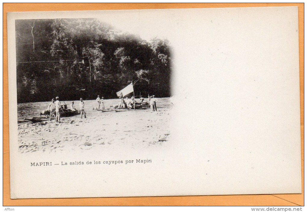 Rio Mapiri Bolivia 1900 Postcard - Bolivien