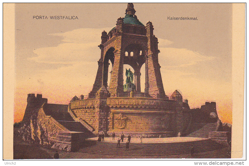 AK Porta Westfalica - Kaiserdenkmal (14316) - Porta Westfalica