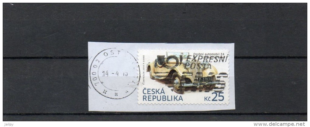 REPUBLIQUE TCHEQUE   25       2014     Sur Fragment - Used Stamps