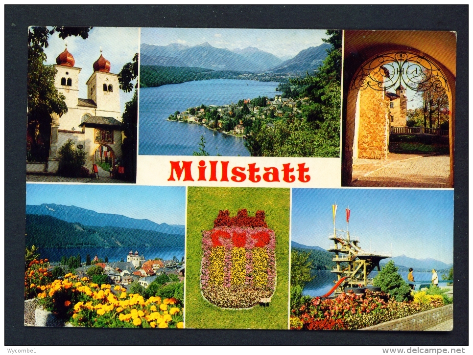 AUSTRIA  -  Millstatt  Multi View  Used Postcard As Scans - Millstatt
