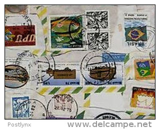 Brazil KILOWARE MissionBag 60g (2.1oz Stamp Mixture   [vrac Kilowaar Kilovara] - Colecciones & Series