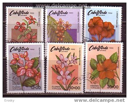 A1232 - CABO VERDE N°437/42 FLEURS FLOWERS - Kap Verde