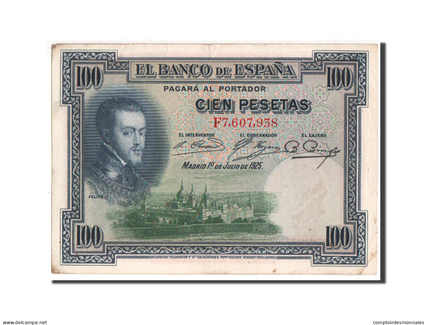 Billet, Espagne, 100 Pesetas, 1925, TTB+ - 100 Pesetas
