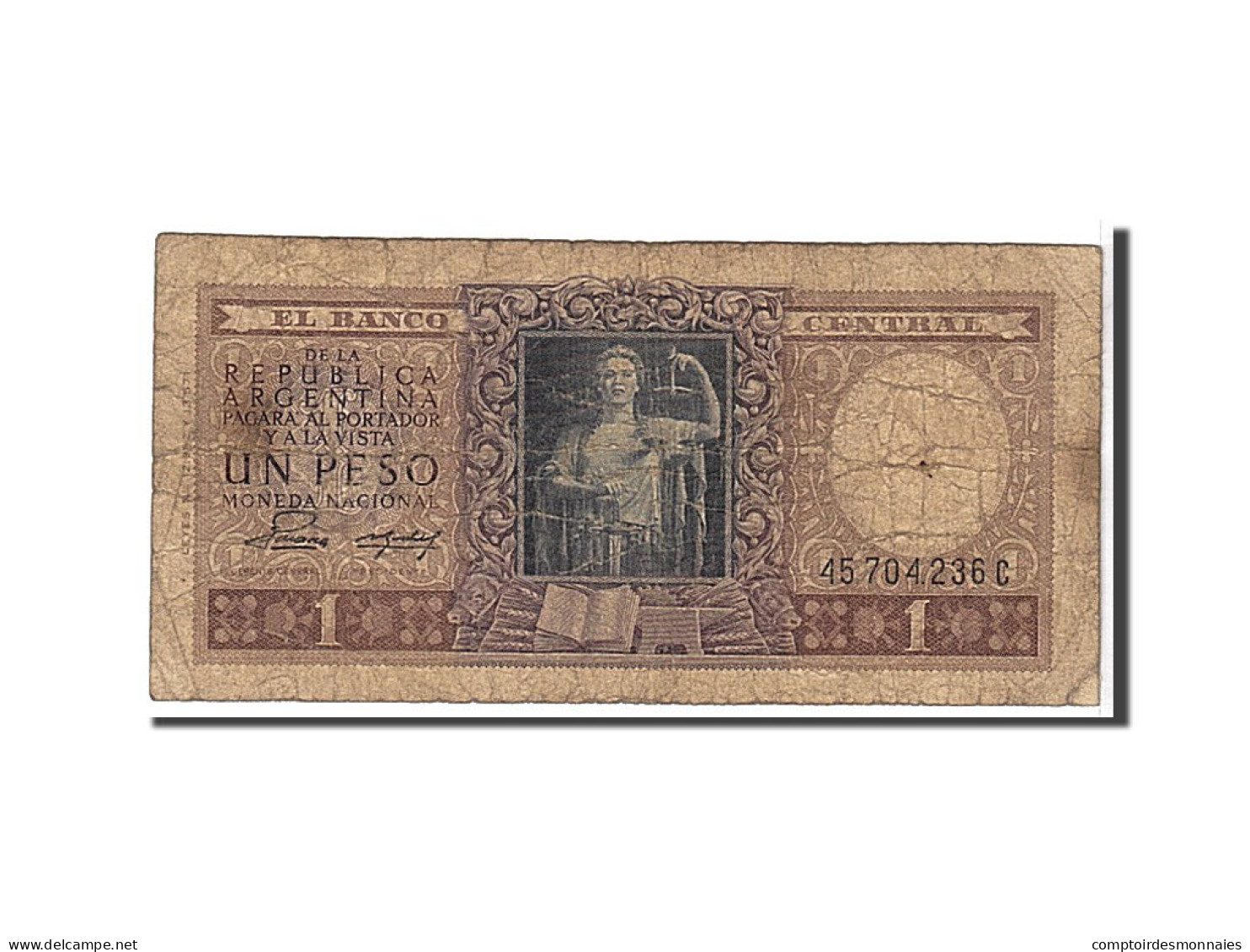 Billet, Argentine, 1 Peso, 1956, TB - Argentine