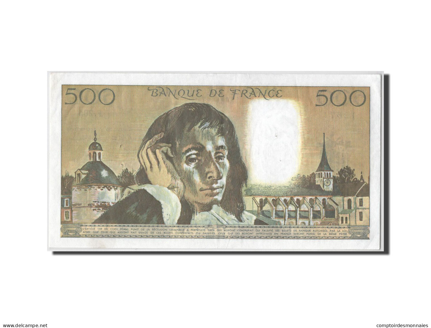 Billet, France, 500 Francs, 500 F 1968-1993 ''Pascal'', 1989, 1989-02-02, SUP - 500 F 1968-1993 ''Pascal''