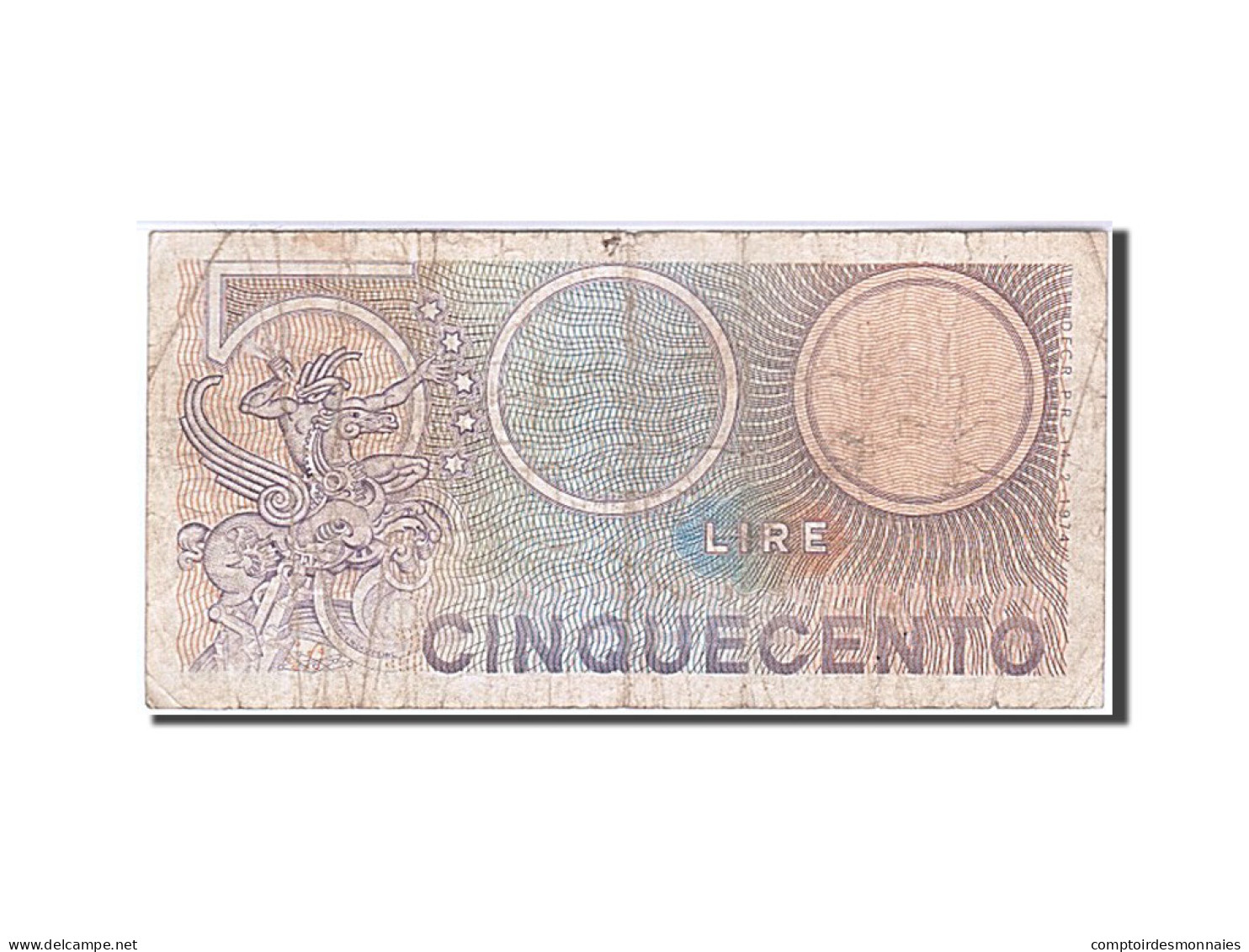 Billet, Italie, 500 Lire, 1974, TB - 500 Liras