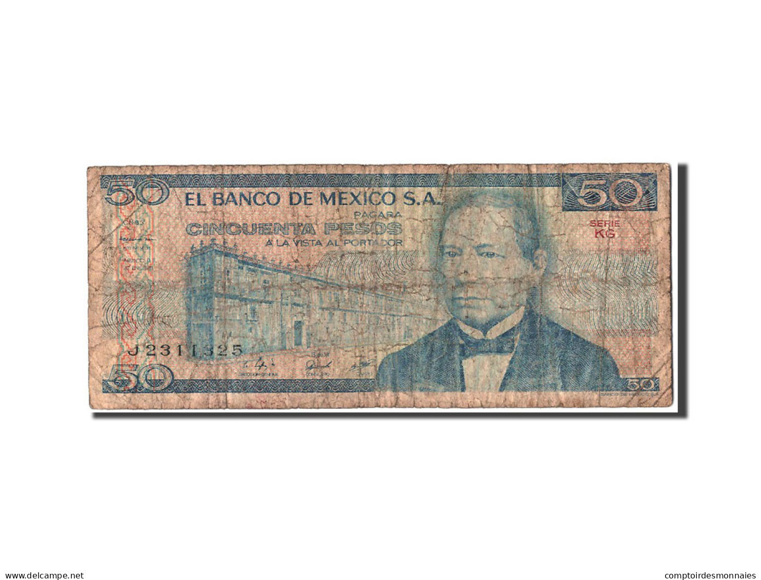 Billet, Mexique, 50 Pesos, 1981, 1981-01-27, B - Mexique