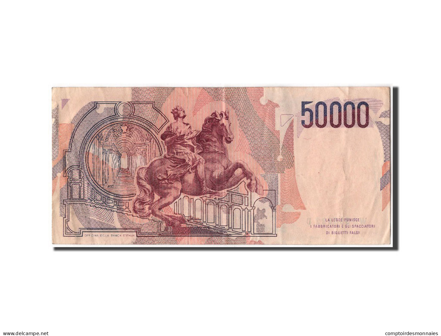 Billet, Italie, 50,000 Lire, 1984, 1984-02-06, TTB+ - 50000 Lire