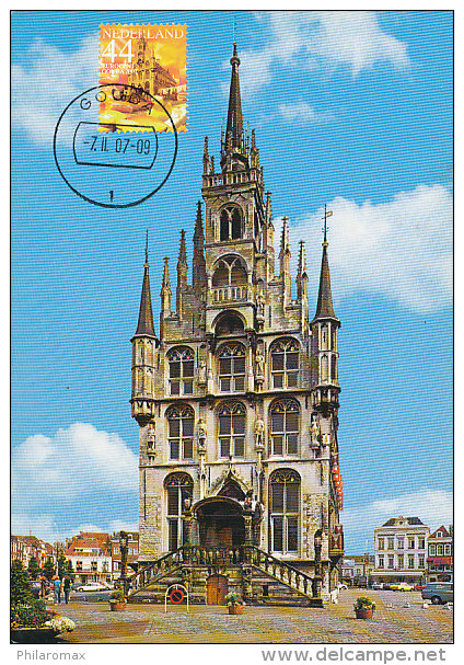 D20227 CARTE MAXIMUM CARD FD 2007 NETHERLANDS - CITY HALL GOUDA - BEAUTIFUL HOLLAND - CP ORIGINAL - Other & Unclassified