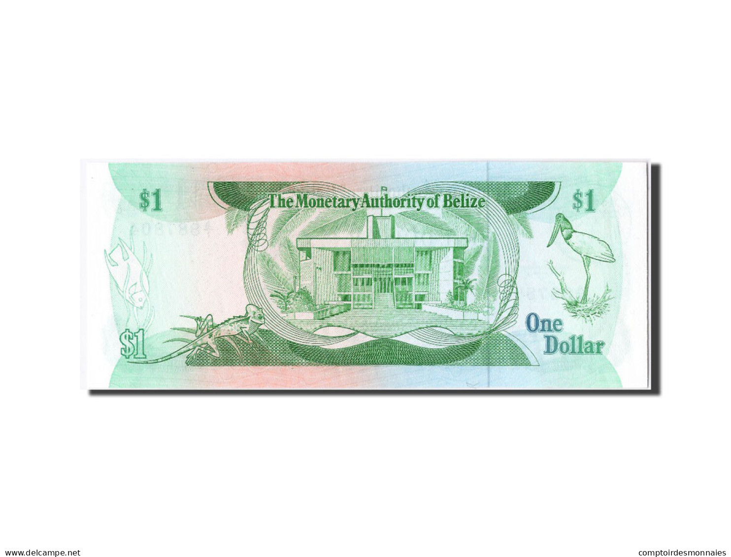 Billet, Belize, 1 Dollar, 1980, 1980-06-01, NEUF - Belice