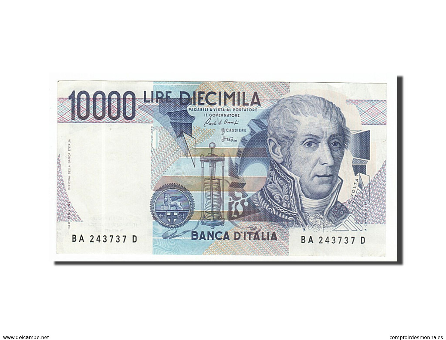 Billet, Italie, 10,000 Lire, 1984, 1984-09-03, SUP - 10000 Lire