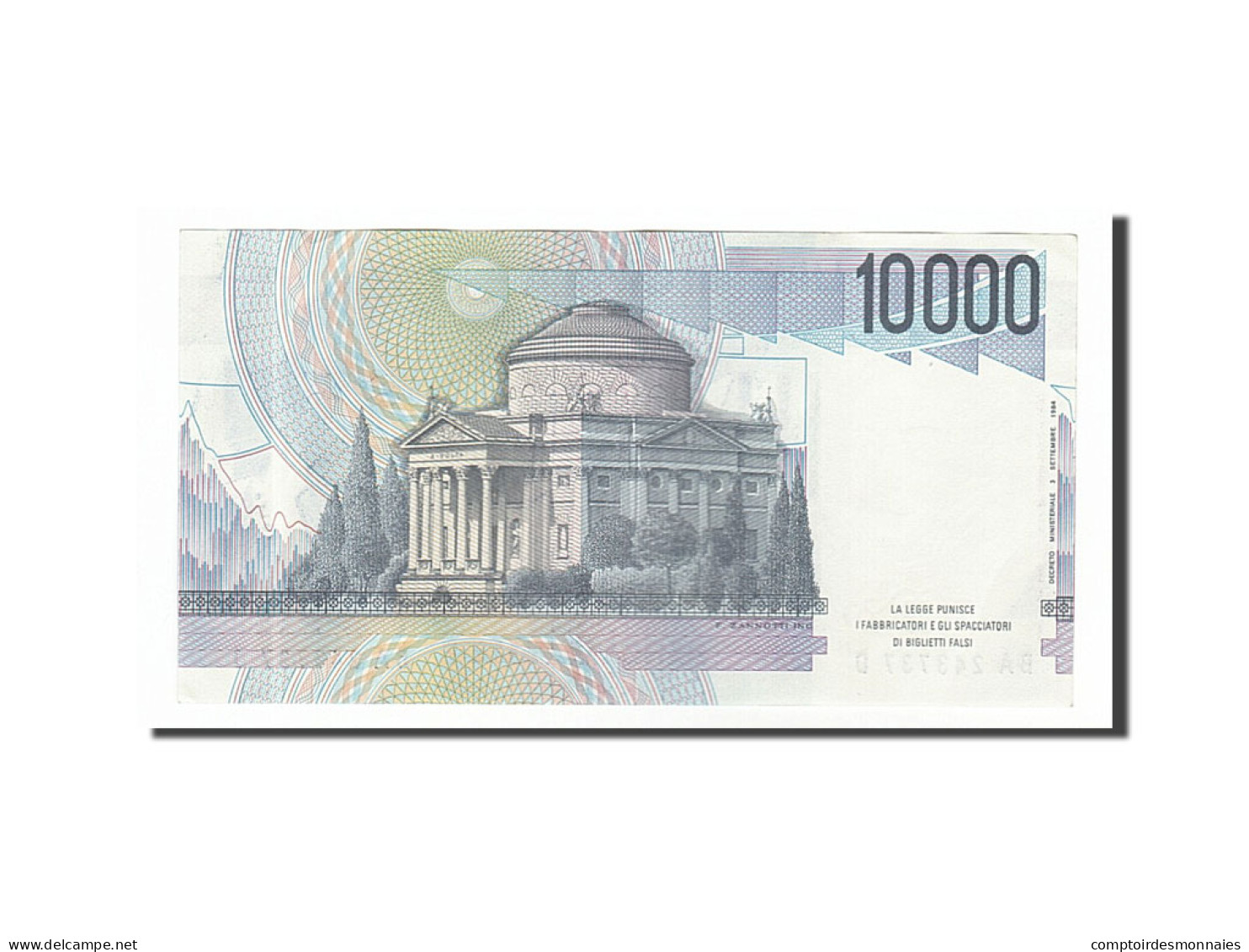 Billet, Italie, 10,000 Lire, 1984, 1984-09-03, SUP - 10.000 Lire