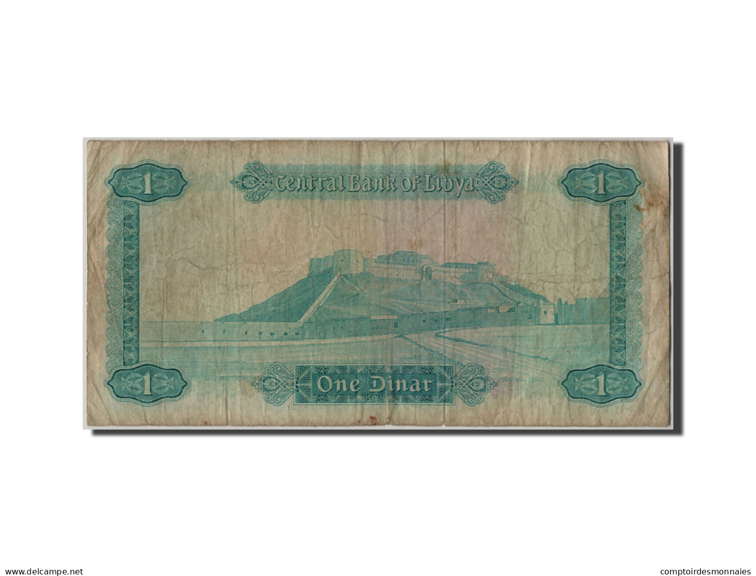 Billet, Libya, 1 Dinar, B+ - Libye