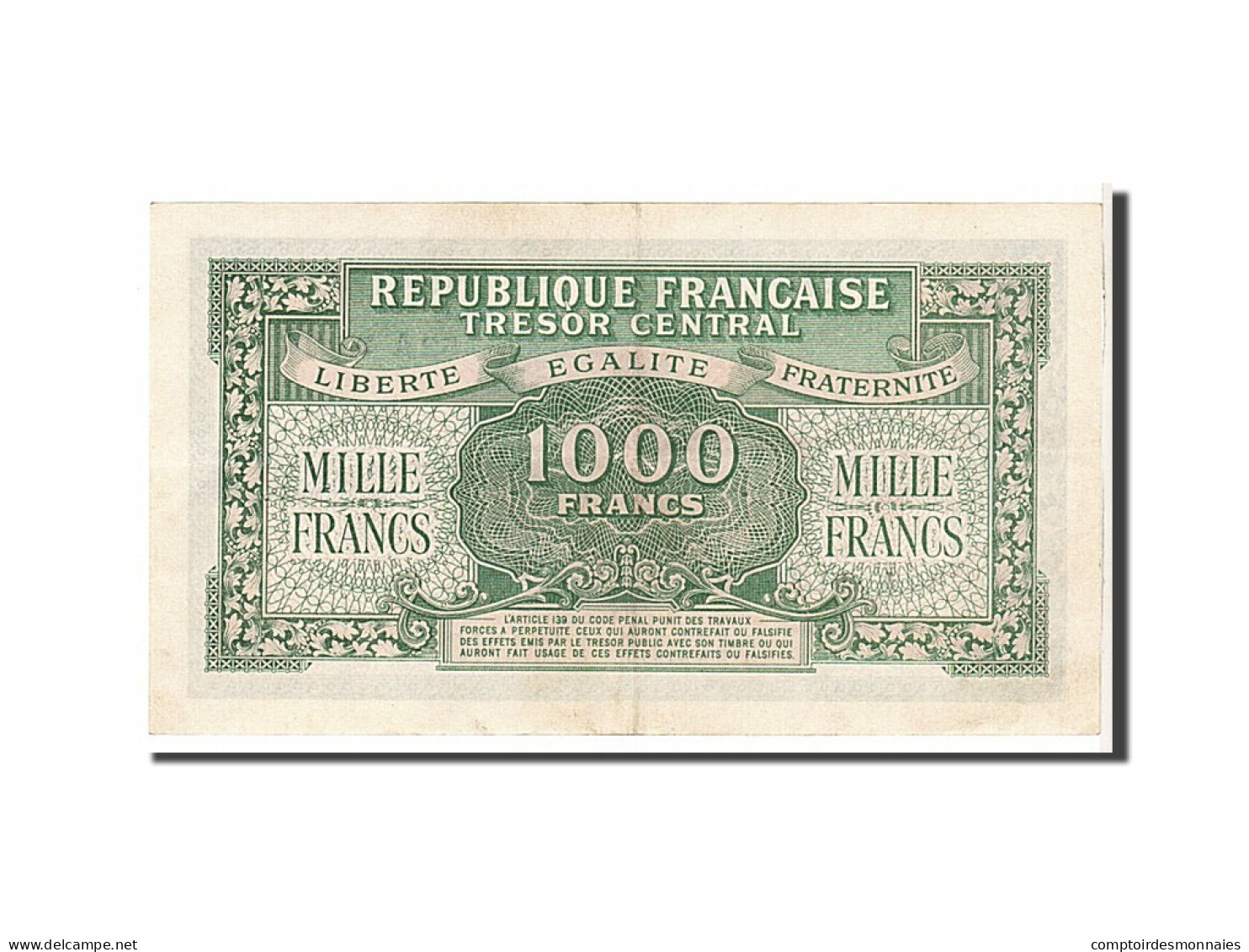 Billet, France, 1000 Francs, 1943-1945 Marianne, 1945, SUP+, Fayette:VF 12.1 - 1943-1945 Marianne