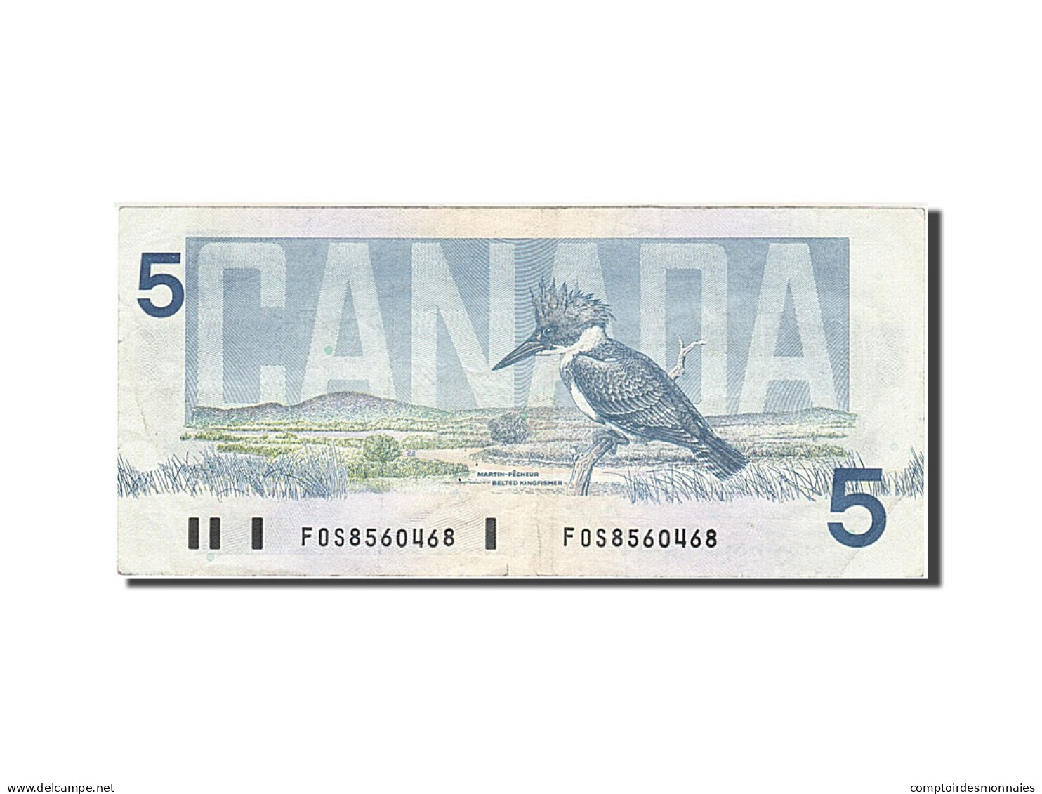 Billet, Canada, 5 Dollars, 1986, TTB - Canada