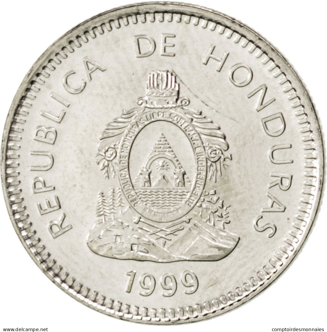 Monnaie, Honduras, 20 Centavos, 1999, SPL, Nickel Plated Steel, KM:83a.2 - Honduras