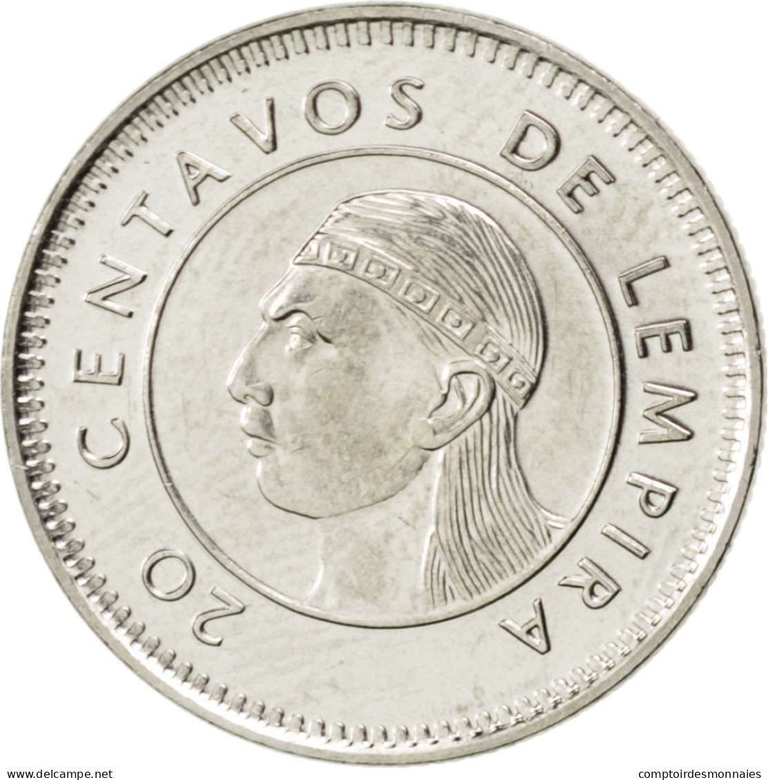 Monnaie, Honduras, 20 Centavos, 1999, SPL, Nickel Plated Steel, KM:83a.2 - Honduras