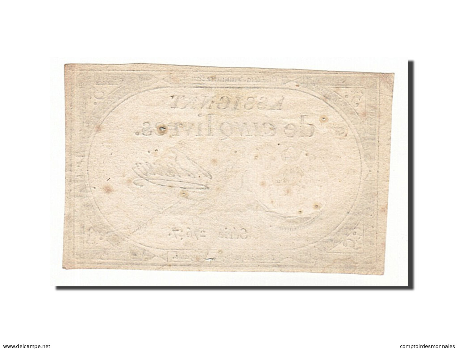 Billet, France, 5 Livres, 1793, Busier, TTB, KM:A76, Lafaurie:171 - Assignats & Mandats Territoriaux